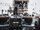 Historischer Formelrennwagen in einer Box am Hockenheimring, frontal aus nächster Nähe fotografiert.