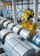Coilhandling und Lagerung von Stahlcoils in einer Logistikhalle