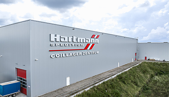 Außenansicht des Hartmann Coillagerzentrums, Inbetriebnahme 2006
