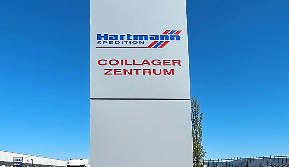 Schild Hartmann Coillagerzentrum, Erweiterung 2013