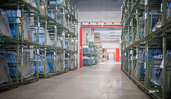 Erweiterte Lagerkapazitäten von Hartmann Spedition & Logistik im Jahr 2018